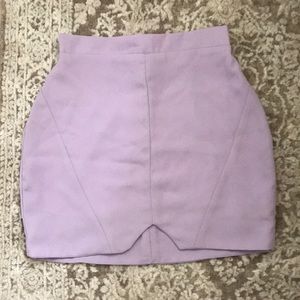 Purple Mini Skirt.